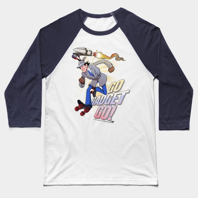 Go Gadget Go Baseball T-Shirt by markpaulik